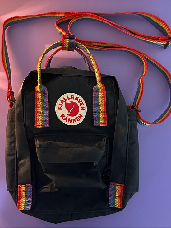 backpack mini kanken Fjllrven Knken Irma's Finland House this backpack is naturally water Knken Rainbow Mini Warm Yellow-Rainbow